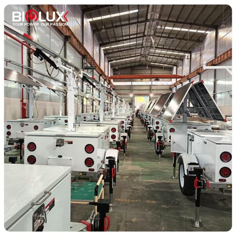 BIGLUX HiSOLO Mobile Solar Surveillance Trailer With HD Camera best